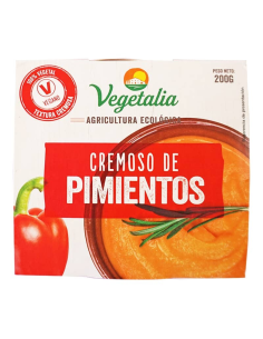Cremoso de Pimiento Bio Vegetalia 200 g – Sabor Natural