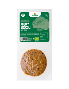 Vegeburger Mijo y Brócoli Bio 2x70g - Vegetalia Saludable
