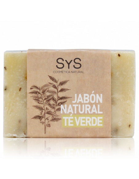 Jabón Natural Té Verde Sys 100g  Cuidado Suave y Fresco