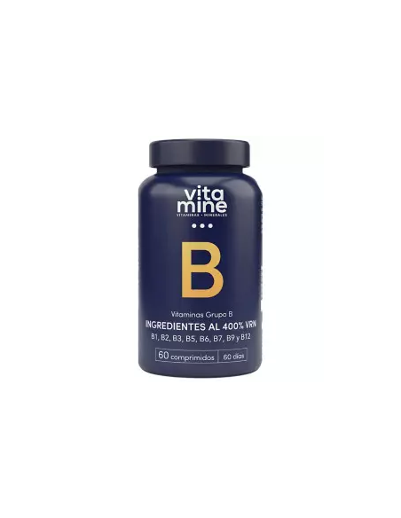Vitaminas Grupo B (B complex) 60 comprimidos 500mg de Herbora