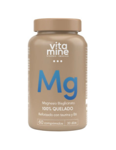 Magnesio Bisglicinato Quelado 1200mg 60 comp Herbora eficaz