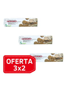 Pack 3x2 Galletas Sésamo 160g Alecosor Soria Natural