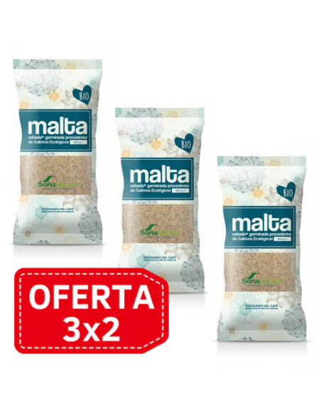 Pack 3x2 Malta Alecosor Soria Natural  Oferta Especial Saludable