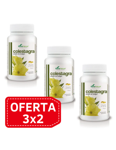 Pack 3X2 Perlas Onagra 100 Uds Alecosor Soria Natural