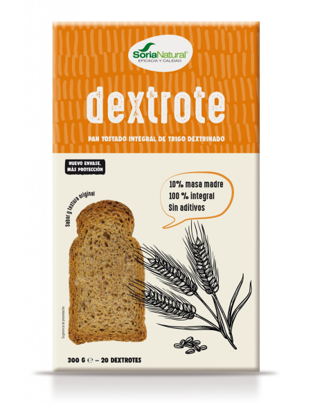 Pack 2 Pan Dextrote Integral Alecosor Soria Natural Caja