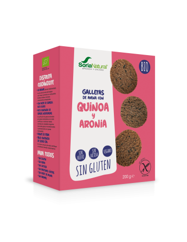 Pack 3x2 Galletas Bio Avena, Quinoa y Aronia Alecosor