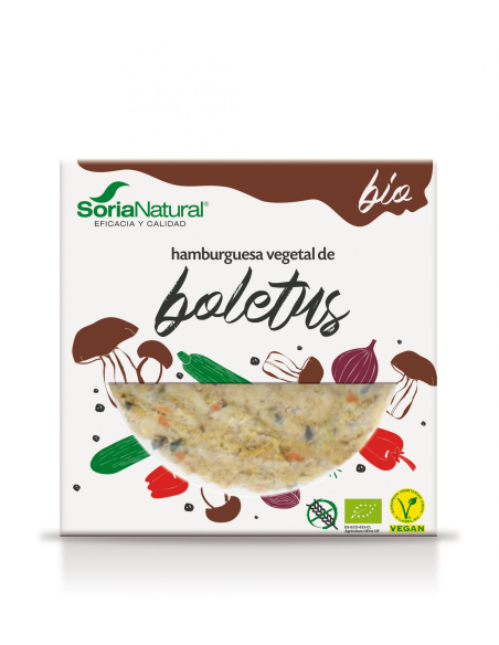 Pack 3X2 Hamburguesa Vegetal De Boletus Bio Alecosor Soria Natural