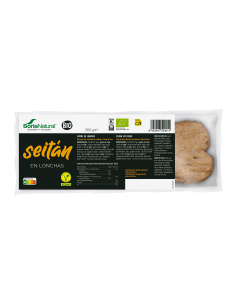 Seitán Lonchas 300g Alecosor Soria Natural  Vegano Saludable
