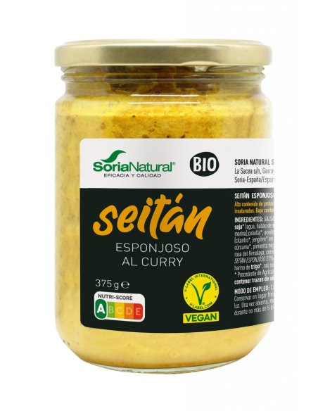 Pack de 2 ud Seitan Esponjoso Al Curry de Alecosor Soria Natural