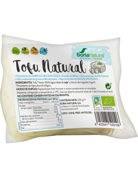 Pack de 2 ud Tofu Natural 250 de Alecosor Soria Natural