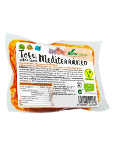Pack 3x2 Tofu Mediterráneo Suave Alecosor Soria Natural