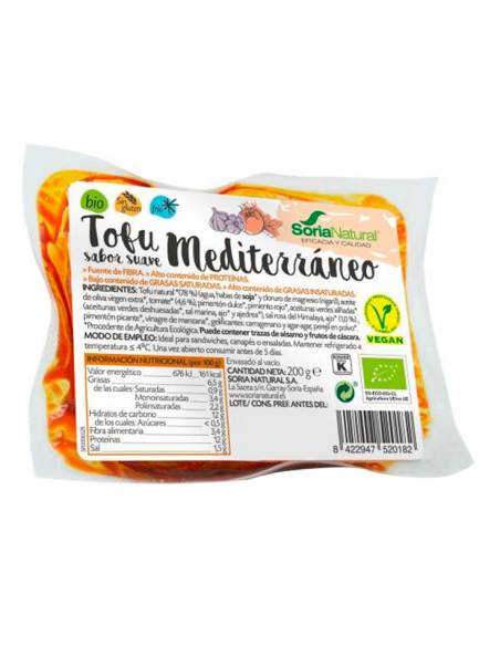 Pack 3x2 Tofu Mediterráneo Suave Alecosor Soria Natural