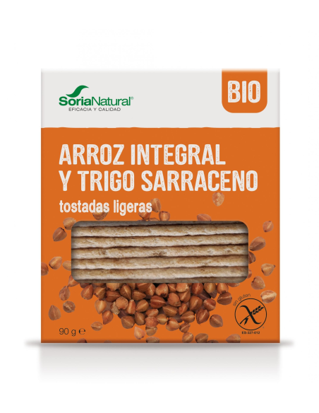 Pack 2 Tostadas Arroz y Trigo Sarraceno Alecosor Soria Natural