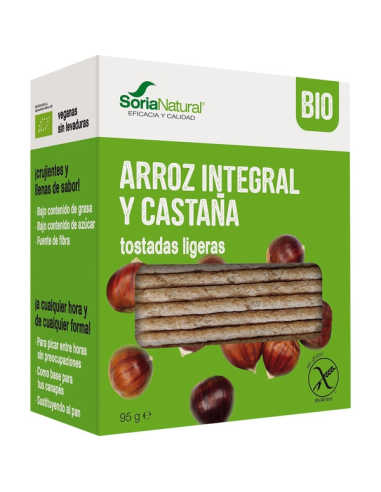 Pack 3x2 Tostadas Arroz y Castaña Alecosor Soria Natural