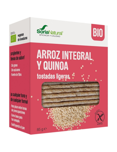 Pack de 2 ud Tostadas De Arroz Y Quinoa de Alecosor Soria Natural