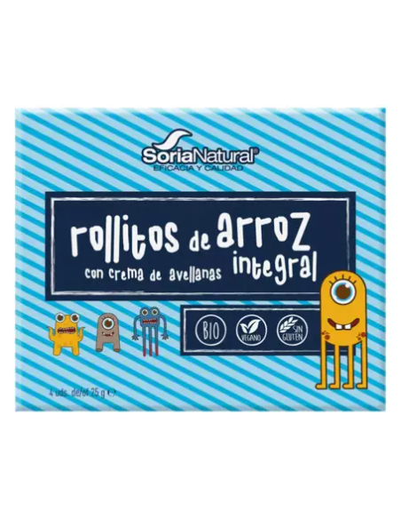 Pack 3x2 Rollitos de Arroz Cacao Alecosor Soria Natural