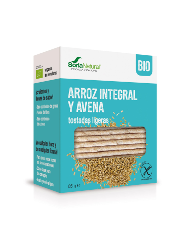 Pack de 2 ud Tostadas Arroz Integral Y Avena de Alecosor Soria Natural