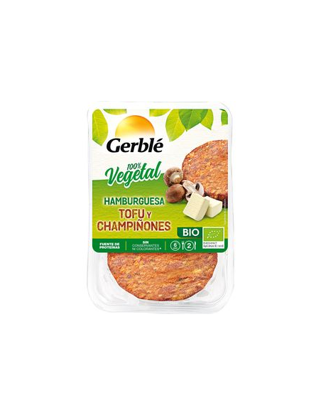 Hamburguesa de tofu y champiñón 2 und.