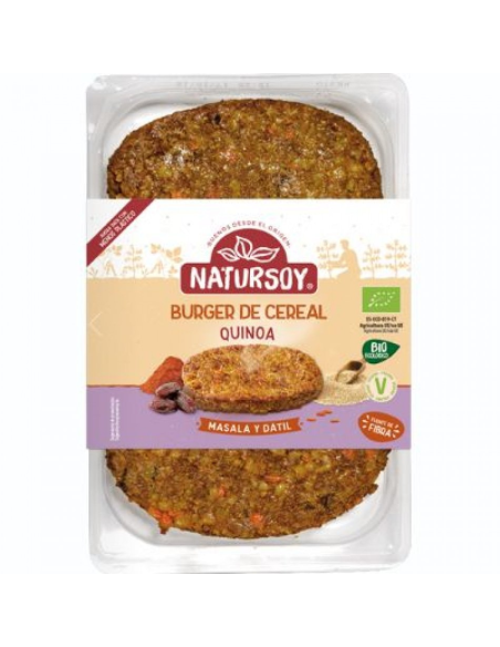 Cereal Burger Quinoa Massala: Sabor Saludable y Natural