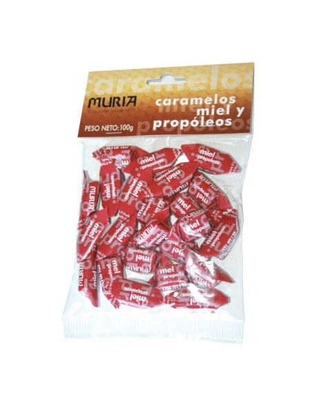 Carameleos De Miel Y Propoleos 100 Gr de Muria