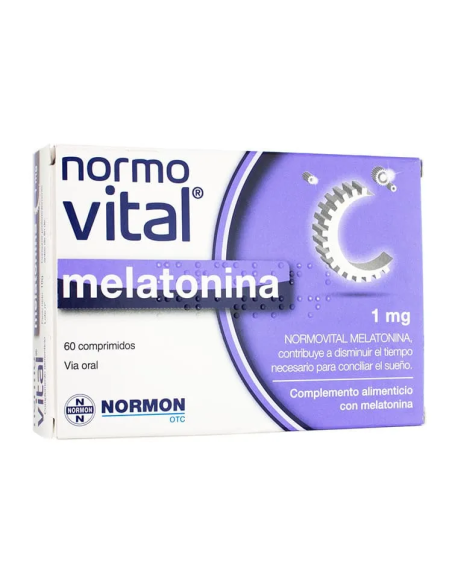 Normovital Melatonina Expo 5 Unidades de Normovital