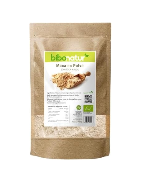 Maca En Polvo Eco  (Lepidium Meyenii) 250 Grm de Bibonatur