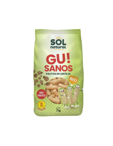 Gusanitos Gu Sanos! De Lenteja Bio 75 g  de Solnatural