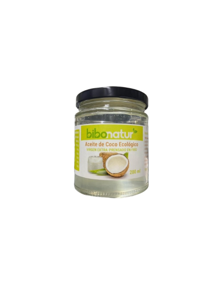 Aceite de Coco Extra Virgen Eco 250g Bibonatur Natural