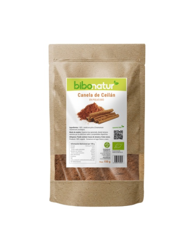 Canela Ceylán en Polvo Eco 150g | Bibonatur Natural