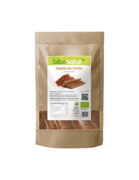 Canela Ceylán en Polvo Eco 150g | Bibonatur Natural