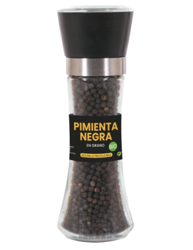 Pimienta Negra Molinillo Eco 85g Bibonatur  Sabor Natural