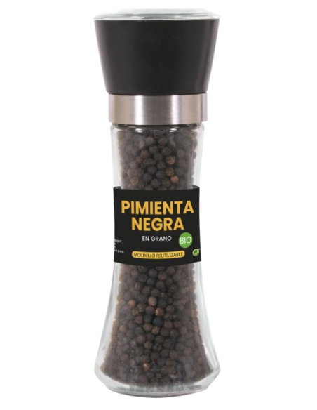 Pimienta Negra Molinillo Eco 85g Bibonatur  Sabor Natural