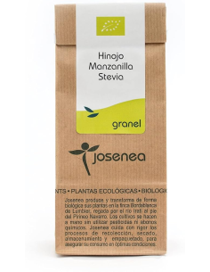 Hinojo, Manzanilla y Stevia Bio 50g Bolsa Kraft Josenea