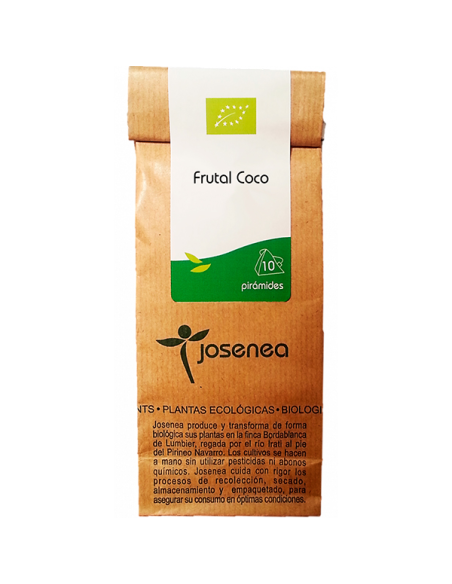 Frutal Coco Bio 10 Pirámides Josenea - Té Natural Orgánico