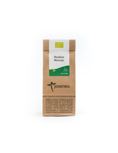 Rooibos-Naranja Bio 10 Pir.  Bolsa Kraft 10 Pirámides de Josenea