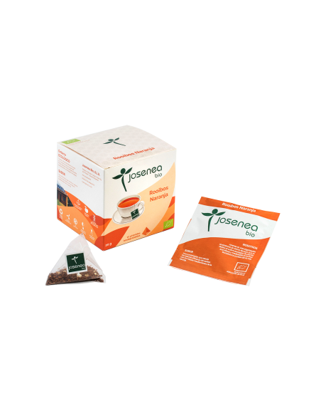 Rooibos Naranja Bio 20 Pirámides Josenea - Té Natural Orgánico