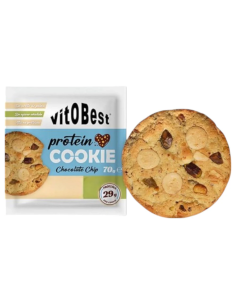 Cookie Protein Choco Blanco y Pistacho Vit.O.Best 12 Uds.