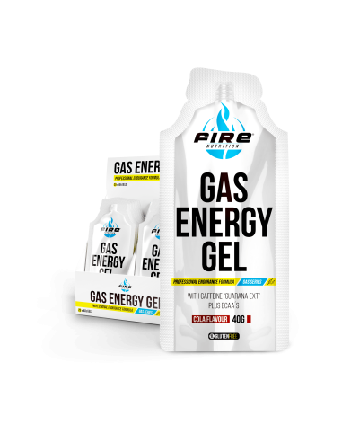 Gas Energy Gel Caffeine Cola 20 Ud. S/G de Fire Nutrition