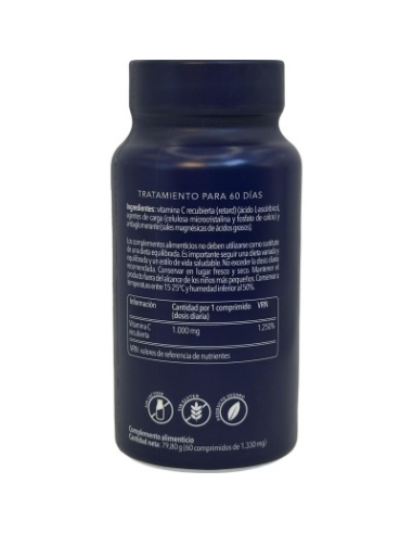 Vitamina C Pura Retard 1000 mg 60 comp de Herbora