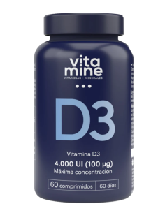 Vitamina D3 - 4000 UI 400mg) 60 Comprimidos de Herbora