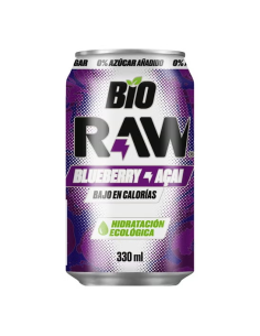 Bebida Isotónica Bio Arándano y Acai Raw 330 ml Energía Natural
