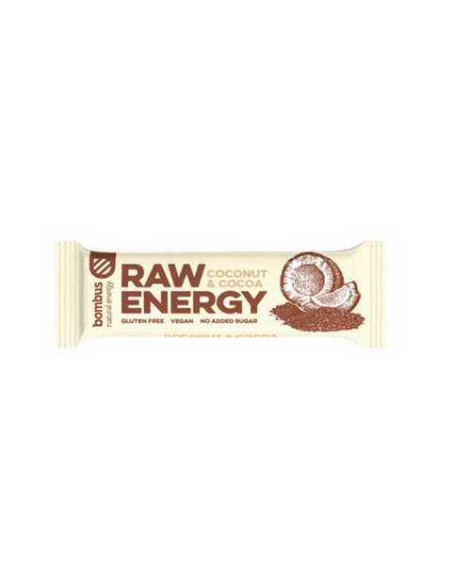 Bombus Raw Energy Coco-Cacao 20 Uds de Santiveri