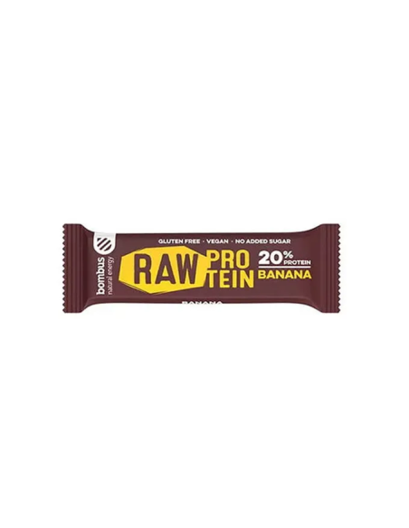 Bombus Raw Protein Platano 20 Uds de Santiveri
