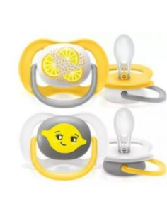 Chupete Ultra Air Avent 6-18 meses Neutro 2 unidades