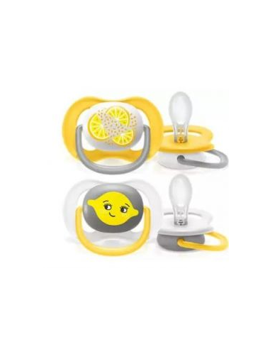 Chupete Ultra Air Avent 6-18 meses Neutro 2 unidades