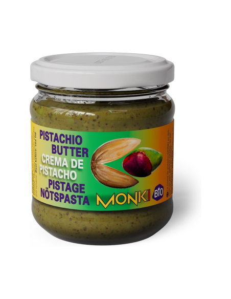 Monki Crema de Pistacho Bio 175 g  Sabor Natural y Saludable