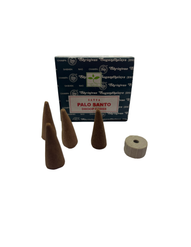 Conos Incienso Palo Santo Caja 12/U 12 x 10/U  de Satya Inciensos