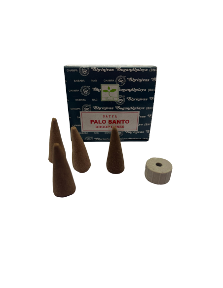 Conos Incienso Palo Santo Caja 12/U 12 x 10/U  de Satya Inciensos