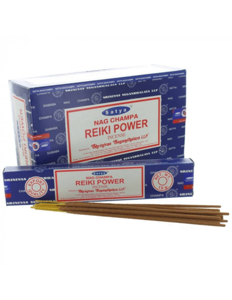 Incienso Reiki Power Sticks Satya 12 x 15g Caja 12 unidades