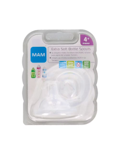Tetina Silicona Blanda Ancha +4 Meses 2 Unidades Mam
